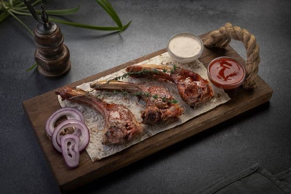 Шашлык из бараньей корейки