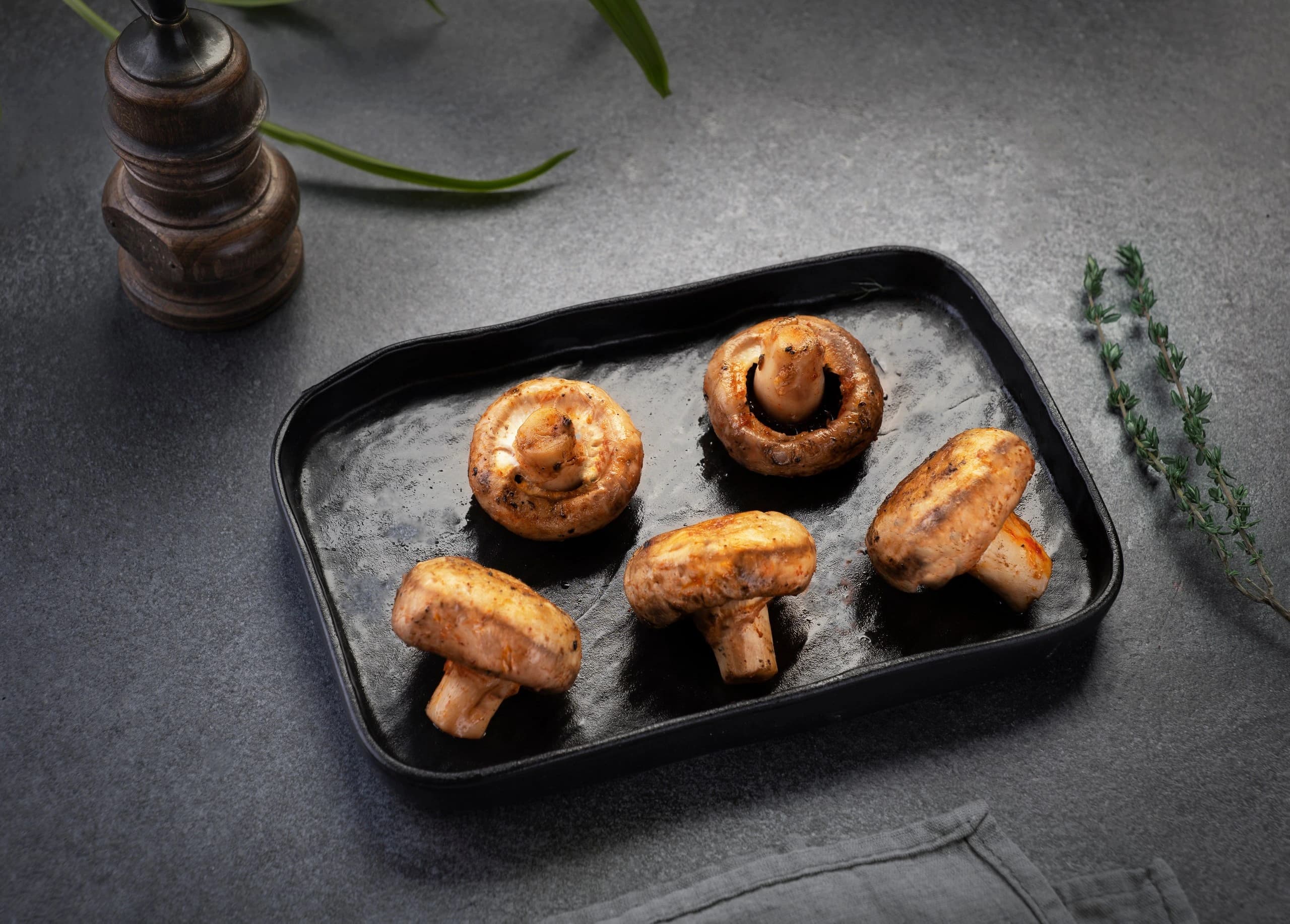 Шампиньоны на углях