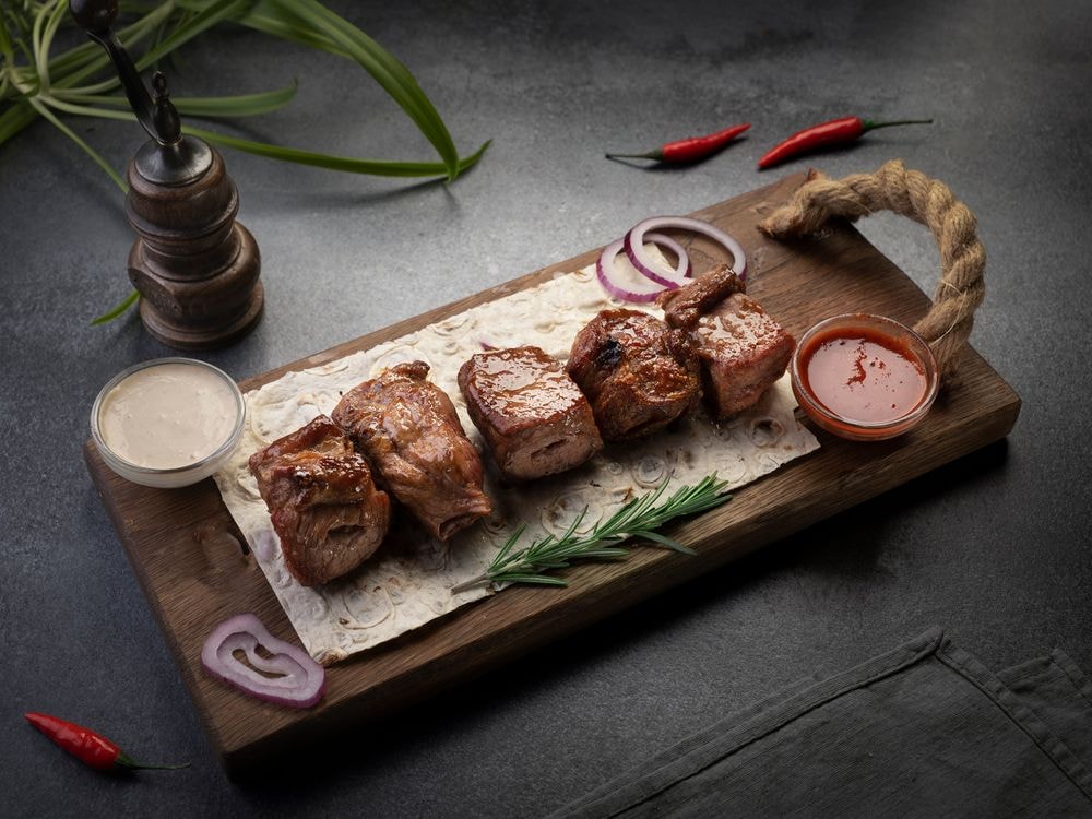 Шашлык из свиной шейки