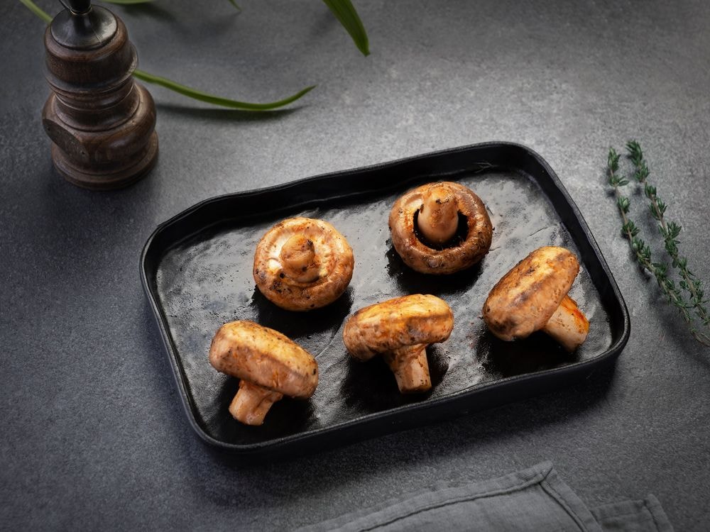 Шампиньоны на углях