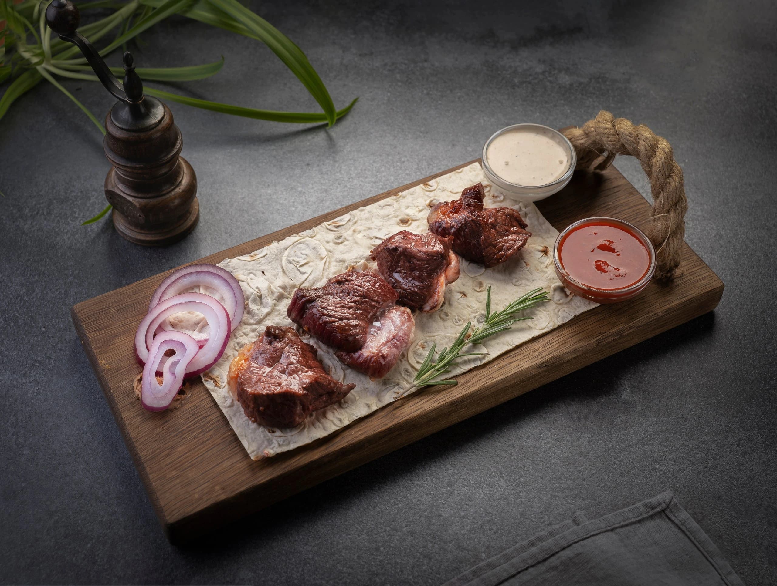 Шашлык из бараньей мякоти