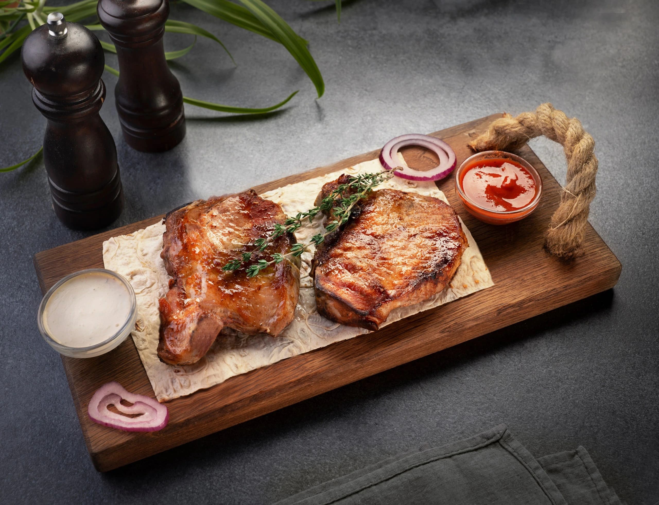 Шашлык из свиной корейки